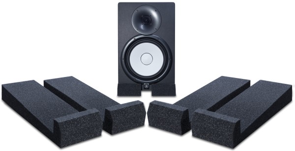 Shown supporting a Yamaha HS8 Studio Monitor