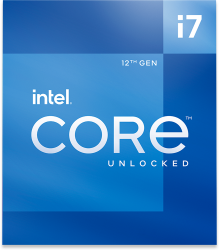 12th Gen Core i7 12700K 3.6GHz 12C/16T 125W 25MB Alder Lake CPU