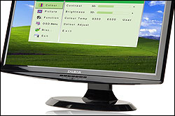 Easy To Use Interface
Easy to use OSD menu buttons such as auto menu, navigation and power buttons are conveniently located on the right side of the monitor