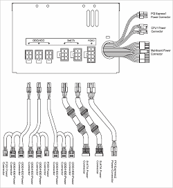ZM500-HP cable diagram - click to enlarge